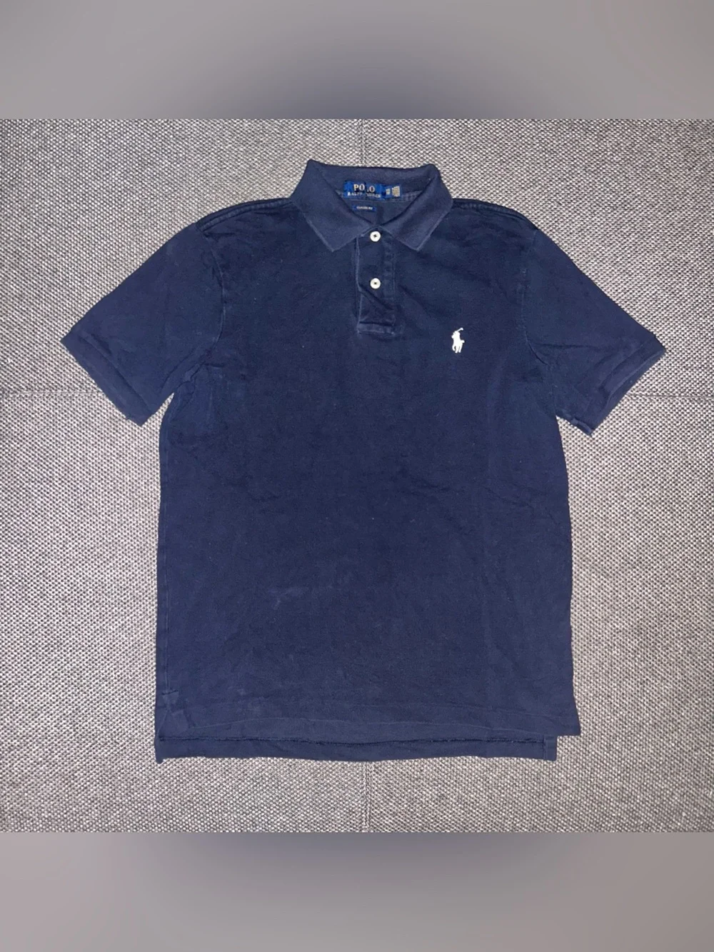 Polo Ralph Lauren Men’s Classic Fit Sun Faded Navy Polo Shirt